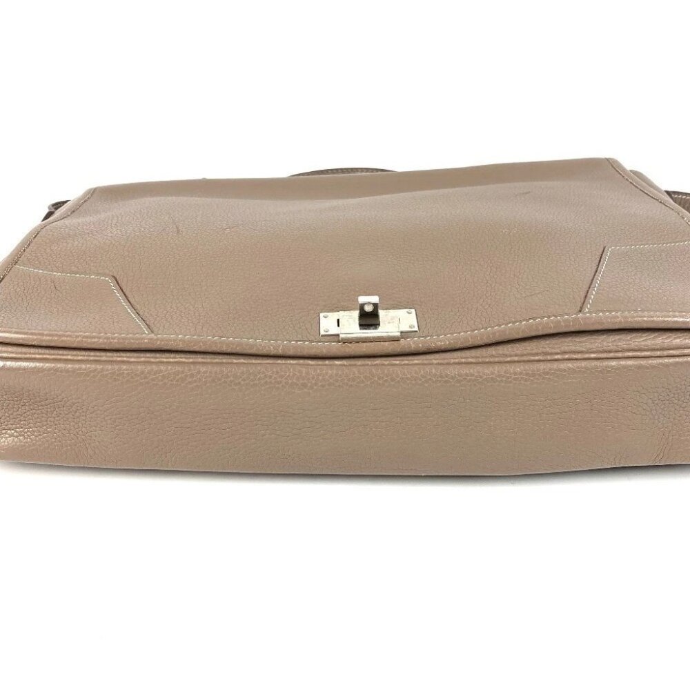 HERMES flap Victoria Messenger Bag 2WAY Bag Shoulder Bag Crossbody Hand Bag - Picture 4 of 14